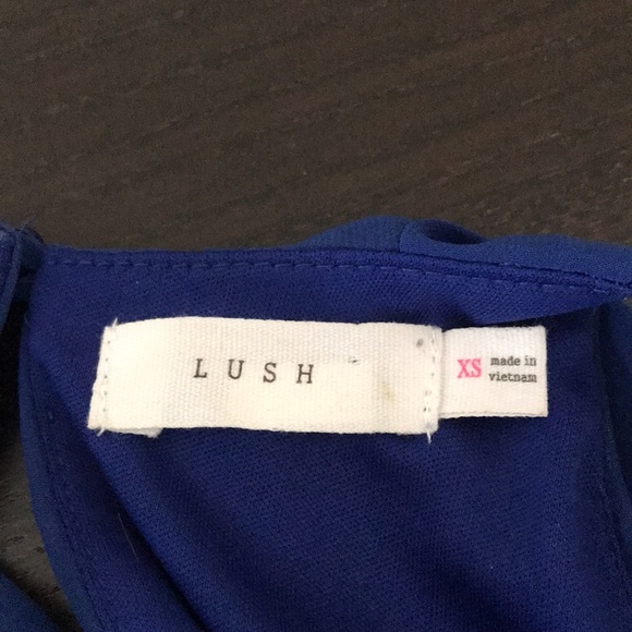 Flowy royal blue shift dress. - Picture 5 of 9